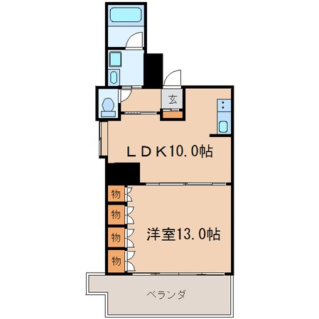 ラディアント ヤバの物件間取画像